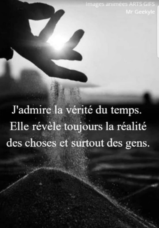 J'ADMIRE LA VERITE DU TEMPS